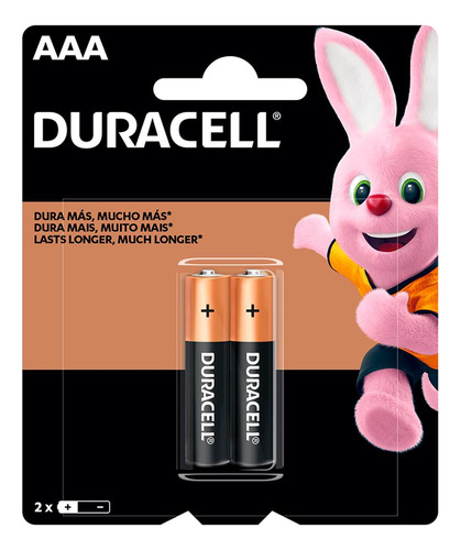 Pilha Duracell Alcalina Palito Aaa Cartela  2pecas  5011695