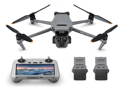 Drone Dji Mavic 3 Pro Fly More Combo Rc (com Tela) - Dji029 Cor Cinza