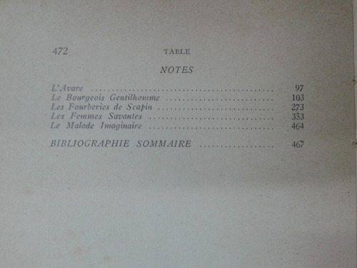 Imagen 3 de 5 de Les Chefs D'oeuvre De Moliere * 2 Tomos *
