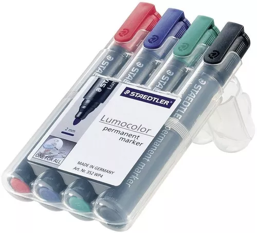 Staedtler 352 WP8. Rotuladores permanentes de colores. Caja con 8 unidades