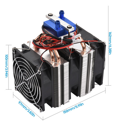 Radiador Cpu, Disipador De 30 Litros Para Acuario, 120 W