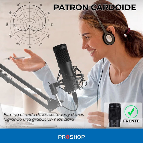 Microfono Condensador Condenser Profesional Estudio Bm900 !