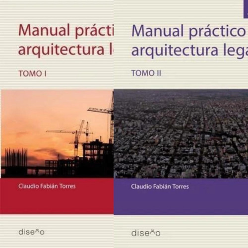 Imagen 1 de 1 de Manual Practico De Arquitectura Legal Tomo 1 Y 2 