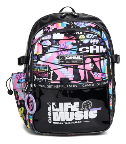 Mochila Espalda Holo 17  - Festival Black Tr90 - Chimola