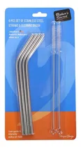 Comprar Sorbitos Acero Inoxidable Set 4 Sorbitos Y 2 Limpiadores