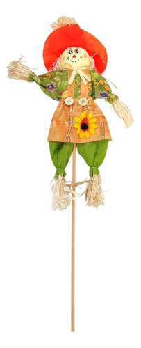 2x Espantapájaros Miniatura Decoración Jardín Macetero 55cms
