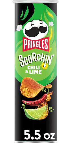 Pringles Papas Picantes Scorchin' Chile & Limón 158g Import