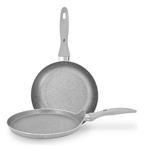 Set Sartén Y Comal S24/25cm Bogner Antiadherente (inducción)