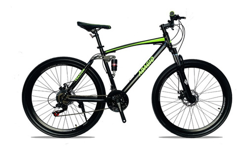 Bicicleta Aro 29 Deportiva Doble Suspensión - Nuevas Color Negra/verde Tamaño Del Cuadro Xl