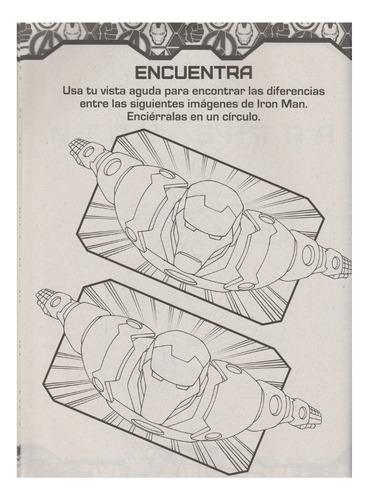 Libro Para Colorear Avengers Héroes Invencibles/ Nuevo