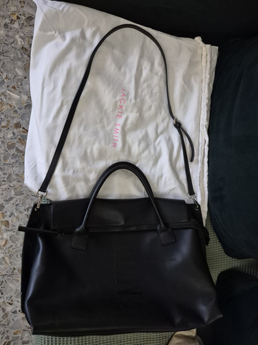 Cartera Jackie Smith Gotham Tote Sin Correa Negro Lisa Negro Negro (Usado)