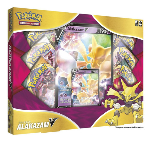 Card Game Pokémon Box Alakazam V Copag