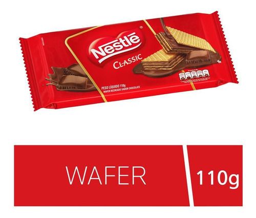 Biscoito Wafer Classic Nestlé 110g