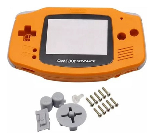 Carcasa Completa Naranja De Gba Gameboy Advance Retronw (Reacondicionado)