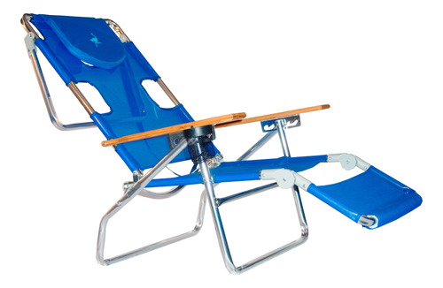 Silla De Playa Y Descanso 3 En 1, Azul 3n1-1001b