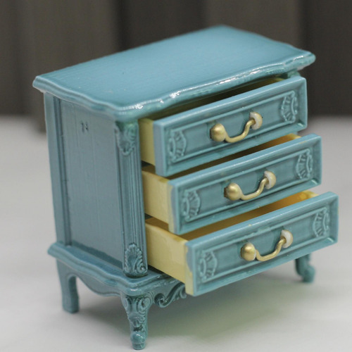 1:16 Dollhouse Night Stands Gabinete Accesorios Muebles
