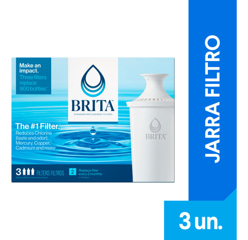 Filtro De Agua Brita 3 Un