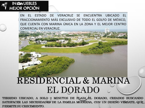 Imagen 3 de 14 de Exclusivo Terreno En Esquina,venta En El Dorado Residencial