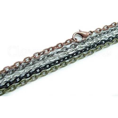 Cadenas De Cable De 3x4 Mm, Paquete De Mezcla De 20, Lo...