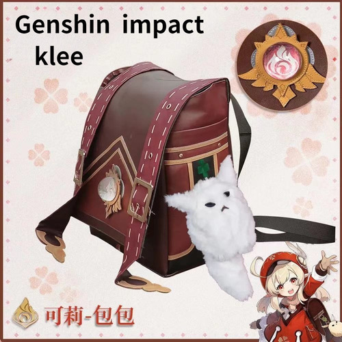 Mochila Para Niñas De Anime Game Genshin Impact Cosplay Klee