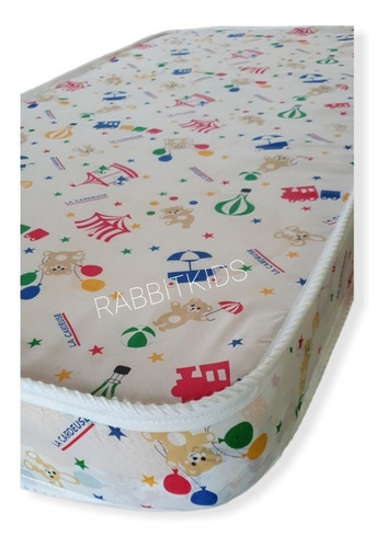 Imagen 2 de 7 de Colchon Cuna Funcional La Cardeuse-80x140x14cm Espesor-bebe