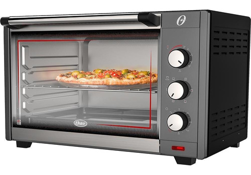 Forno de bancada elétrico Oster OFOR454 45L preto/grafite 127V