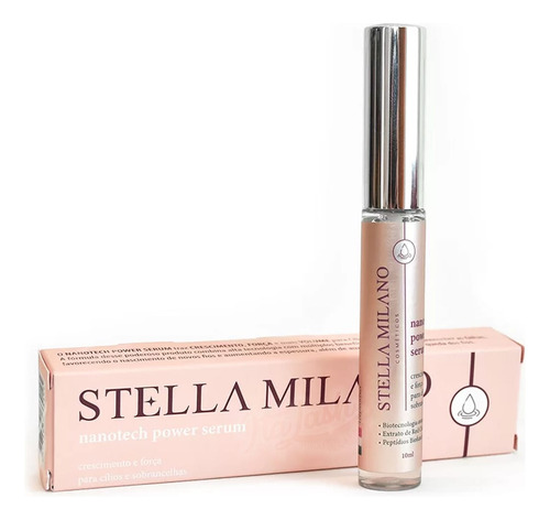 Sérum Stella Milano Nanotech Power Cílios Sobrancelhas 10ml