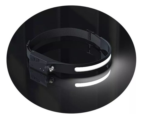Linterna Minero Led Recargable Usb Vincha Sensor 2 Luces