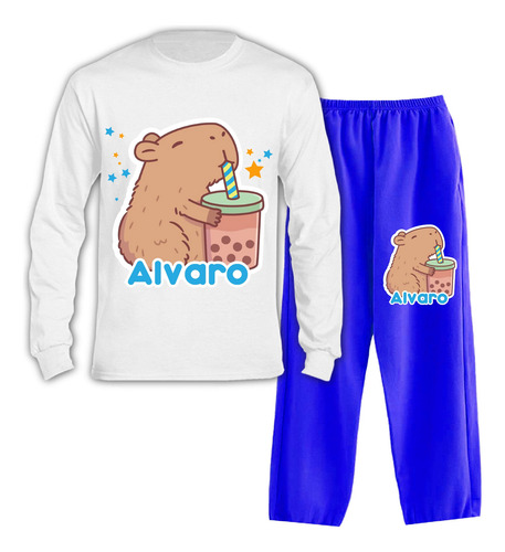 Pijama Largo Sprunki Niños Algodón Personalizado