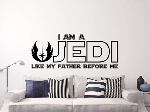 Vinilo Decorativo I Am A Jedi Pared Mas Diseños 4u