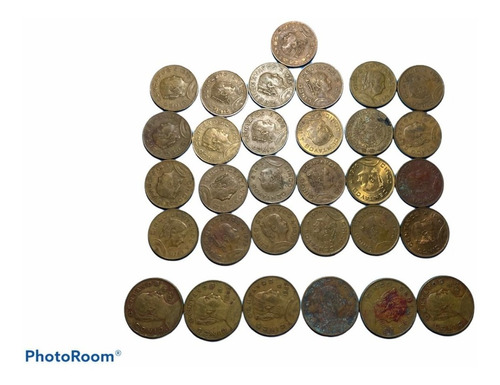 Lote Monedas De 5 Centavos  1957 A 1976 Surtido