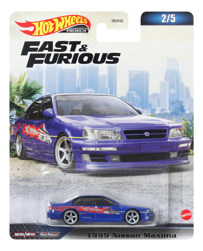 Auto Fundido A Presión Hot Wheels 1999 Nissan Maxima A Escal