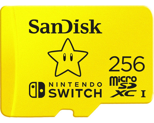 Sandisk 256gb Uhs-i Microsdxc Memory Card For The Nintendo S