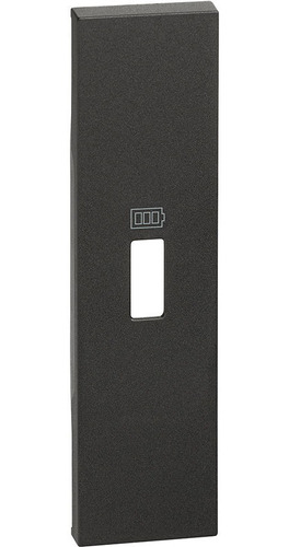 Cubre Tecla Usb 1 Modulo Negro Living Now Bticino