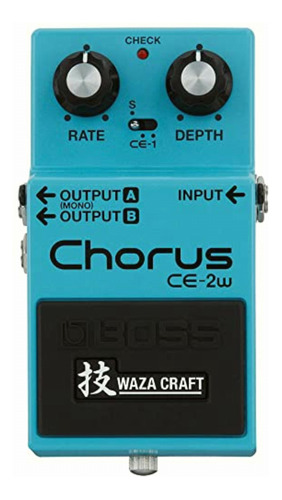 Boss Ce-2w Pedal- Diseñado Para Alto Rendimiento, Azul