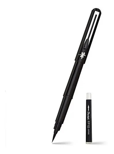 Pentel Arts Pocket Brush Pen Incluye 2 Recargas De Tinta Neg