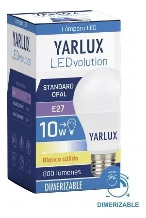 Lámpara Foco Led Opal 12w E27 Yarlux 3000k/4000k Dimerizable