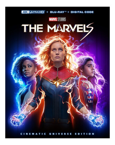 4k Ultra Hd + Blu-ray The Marvels (2023)