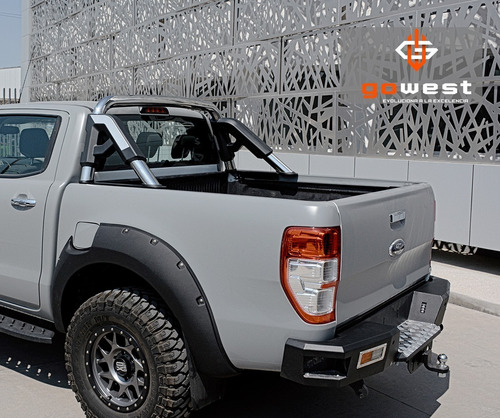 Imagen 2 de 10 de Roll Bar Antivuelco Adventure Inox Ford Ranger 13-2022+