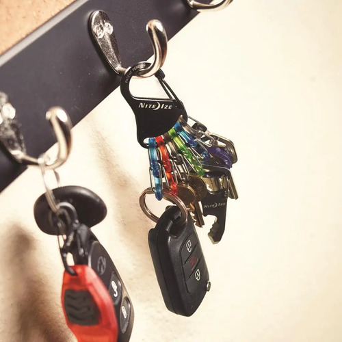 Llavero Keyrack Locker® S-biner® Plastic Clips Traslucidos
