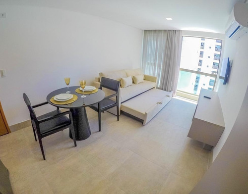 Imagem 1 de 30 de Apartamento Com 1 Quarto Para Alugar, 35 M² Por R$ 3.200/mês Com Taxas- Boa Viagem - Recife/pe - Ap2378