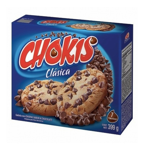 Chokis · Galletas Con Chispas De Chocolate 399g