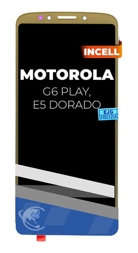 Lcd - Pantalla - Display Motorola G6 Play, E5 Dorado, Xt1922