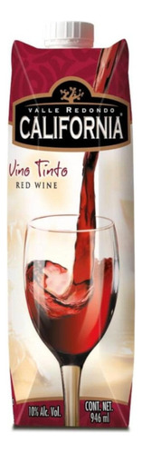 Pack De 6 Vino Tinto California Tetra Pack 946 Ml