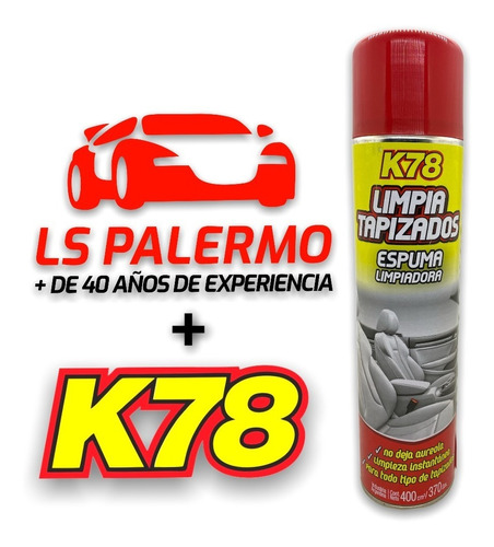 Limpia Tapizado Aerosol Espuma Limpiadora Cuero Pana Algodon