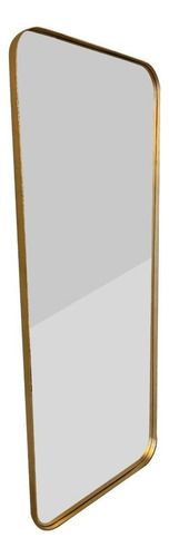 Espejo de pared grande de cuerpo completo con marco de acero, 170 x 70 cm