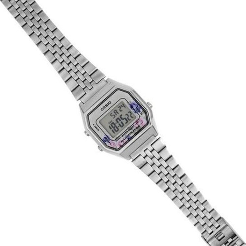 Relógio Casio Vintage Prata La680wa-4cdf Original + Nf