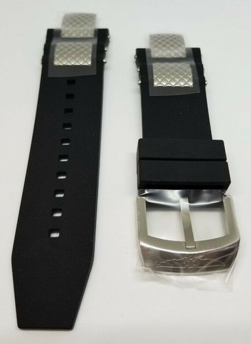 Pulseira Relogio Invicta Subagua Iii Preta Com Detalhes Prat