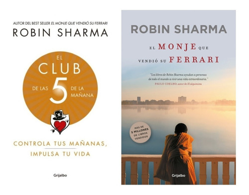 Club 5 Mañana + Monje Vendio - Sharma - Grijalbo - 2 Libros