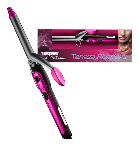 Tenaza Rizadora Barril 19 Mm Titanium+ion Timco Tcx-19 -rosa